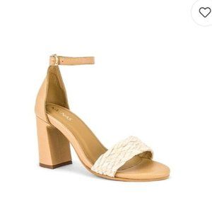 Kaanas Dumai Raffia Strap Heel in Natural
